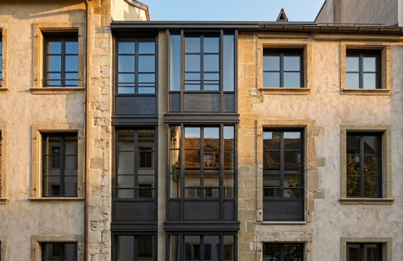 façade patrimoniale genevoise-oxmetal